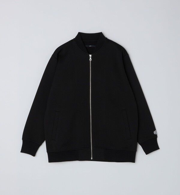 SHIPS「【WEB限定】SHIPS: ツイル ダンボール ニット MA-1 ブルゾンジャケット」|ミリタリージャケット|