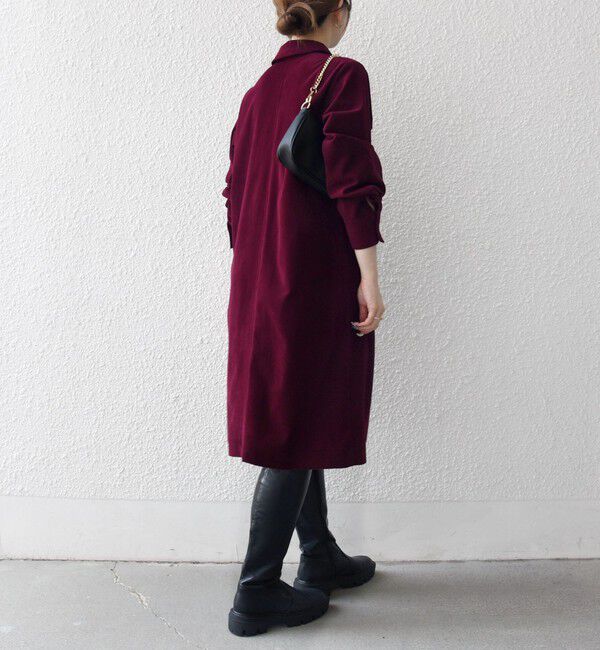 SHIPS any「SHIPS any:〈手洗い可能〉コーデュロイ シャツ ジャケット ワンピース」|ワンピース|