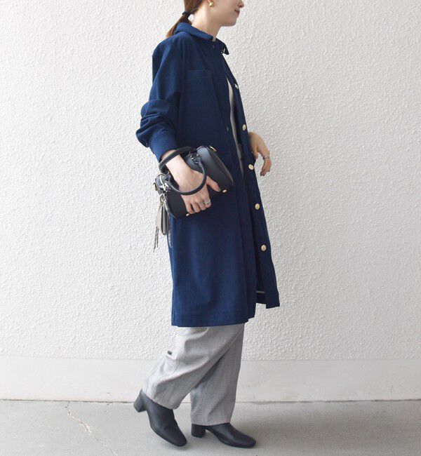 SHIPS any「SHIPS any:〈手洗い可能〉コーデュロイ シャツ ジャケット ワンピース」|ワンピース|