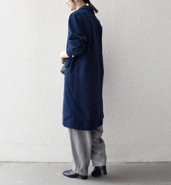 SHIPS any「SHIPS any:〈手洗い可能〉コーデュロイ シャツ ジャケット ワンピース」|ワンピース|