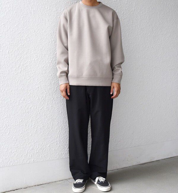 SHIPS any「SHIPS any:〈洗濯機可能〉カラー ダンボール クルーネック プルオーバー◇」|スウェット・ジャージ|