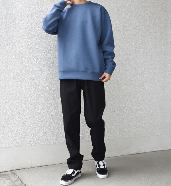 SHIPS any「SHIPS any:〈洗濯機可能〉カラー ダンボール クルーネック プルオーバー◇」|スウェット・ジャージ|