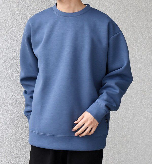 SHIPS any「SHIPS any:〈洗濯機可能〉カラー ダンボール クルーネック プルオーバー◇」|スウェット・ジャージ|