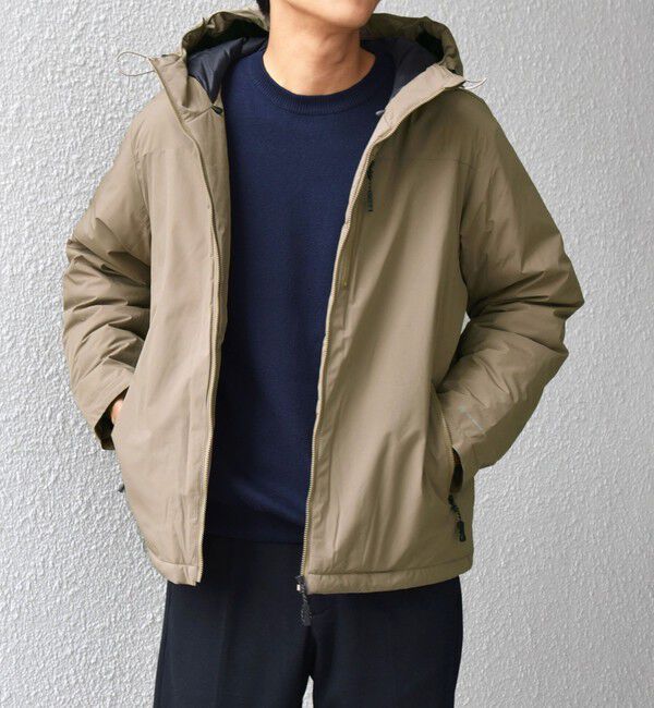 SHIPS any「SHIPS any:〈撥水/防風等〉多機能 ダウン フード ブルゾン 25AW◇」|ダウン|キャメル