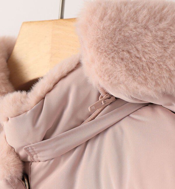 SHIPS KIDS「SHIPS KIDS:90cm /〈撥水/手洗い可能〉ミディアム丈 リサイクル ダウン フーディー 」|ダウン|