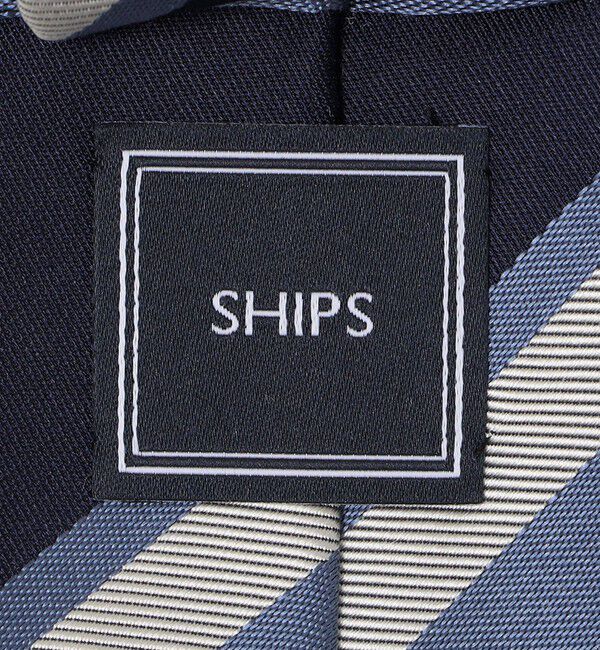 SHIPS「SHIPS: シルク ツイル サテン ストライプ ネクタイ」|ネクタイ・蝶ネクタイ|
