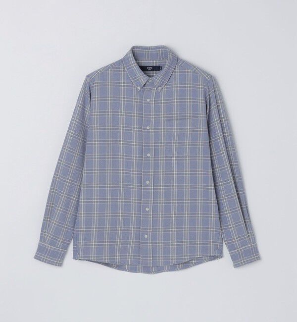 SHIPS Colors 「SHIPS Colors:ネル ボタンダウン シャツ」|シャツ・ブラウス|ネイビー