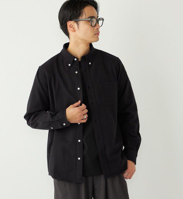 SHIPS Colors 「SHIPS Colors:ネル ボタンダウン シャツ」|シャツ・ブラウス|ダークブルー