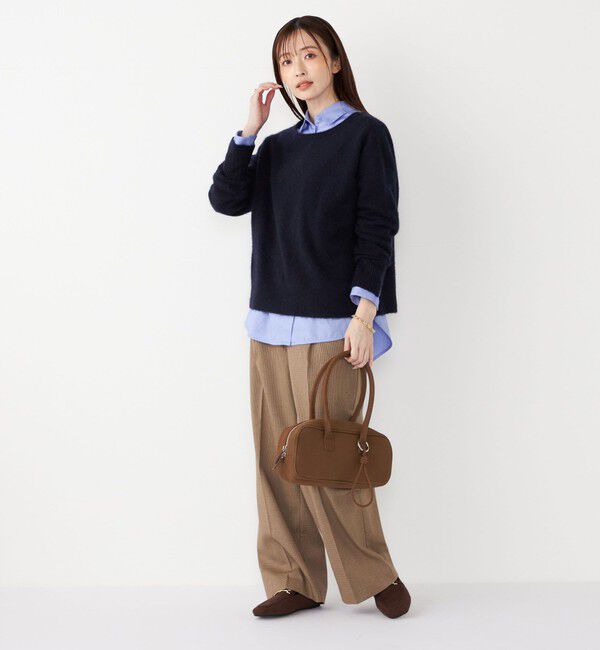 SHIPS Colors 「SHIPS Colors:〈洗濯機可能〉裏起毛 チェック ワイド パンツ」|その他|