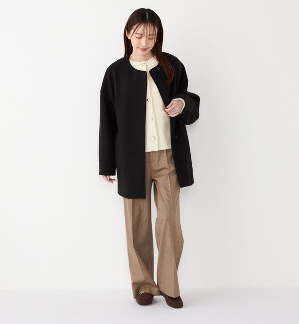 SHIPS Colors 「SHIPS Colors:〈洗濯機可能〉裏起毛 チェック ワイド パンツ」|その他|