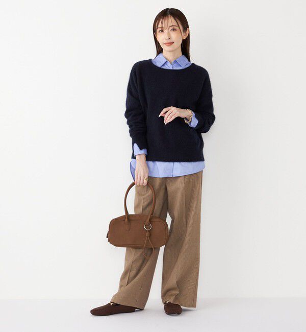 SHIPS Colors 「SHIPS Colors:〈洗濯機可能〉裏起毛 チェック ワイド パンツ」|その他|