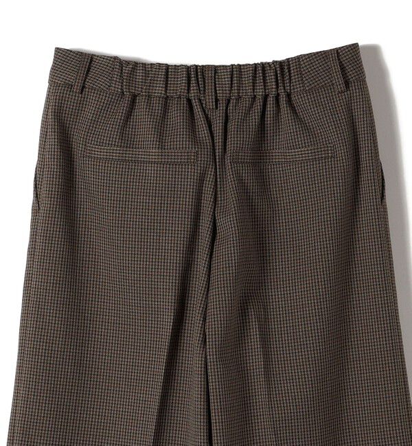 SHIPS Colors 「SHIPS Colors:〈洗濯機可能〉裏起毛 チェック ワイド パンツ」|その他|