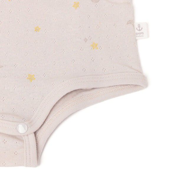 SHIPS Colors 「SHIPS Colors:〈洗濯機可能〉ベビー ギフト セットC（ロンパース・パンツ・ボンネット）」|ギフトセット|