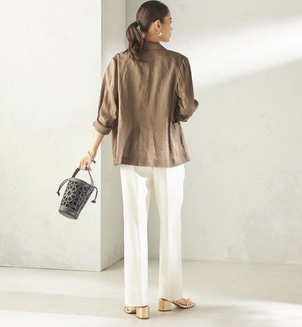 SHIPS for women「《予約》〈手洗い可能〉ラミー 4 ジャケット 26SS」|テーラードジャケット|