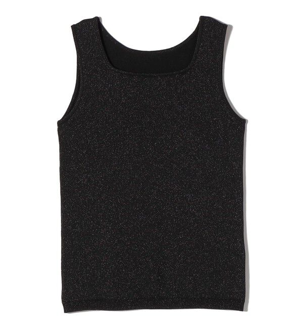 SHIPS for women「《予約》〈手洗い可能〉ラメ 2WAY ノースリーブ プルオーバー」|タンクトップ|