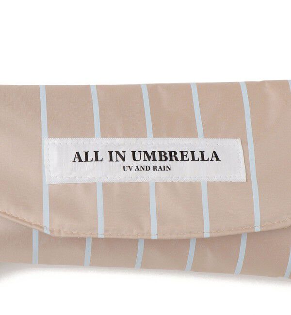 SHIPS Colors 「《予約》assa:ALL IN UMBRELLA ポーチ付き 折り畳み傘(晴雨兼用・親骨50cm)◆」|傘|
