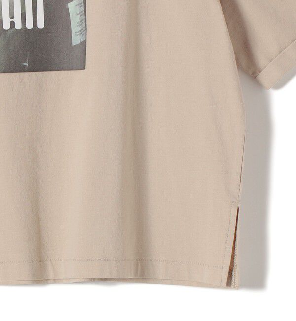 SHIPS for women「《予約》【WEB限定】オーガニック 5分袖 フォト TEE」|Tシャツ・カットソー|