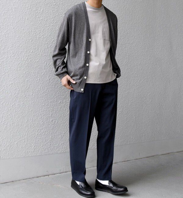 SHIPS any「SHIPS any: ハイゲージ リネンミックス サマーニット Vネック カーディガン◆」|カーディガン|