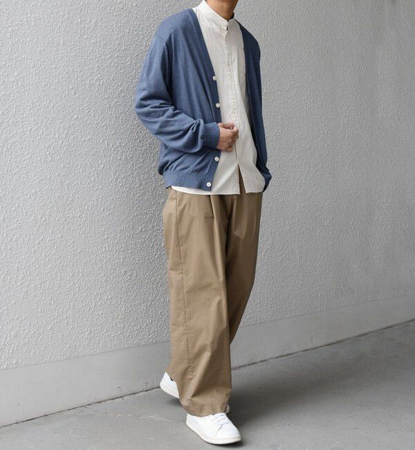 SHIPS any「SHIPS any: ハイゲージ リネンミックス サマーニット Vネック カーディガン◆」|カーディガン|