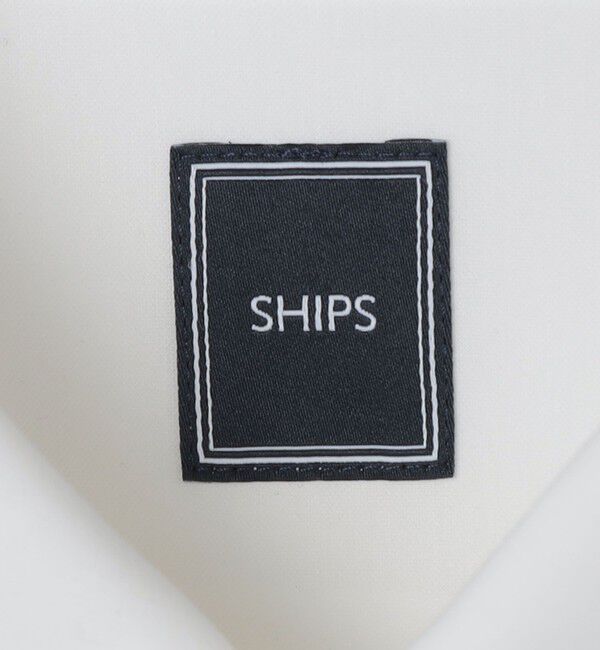 SHIPS「SHIPS: ジャージー ソリッド ワンピースカラー シャツ」|シャツ・ブラウス|
