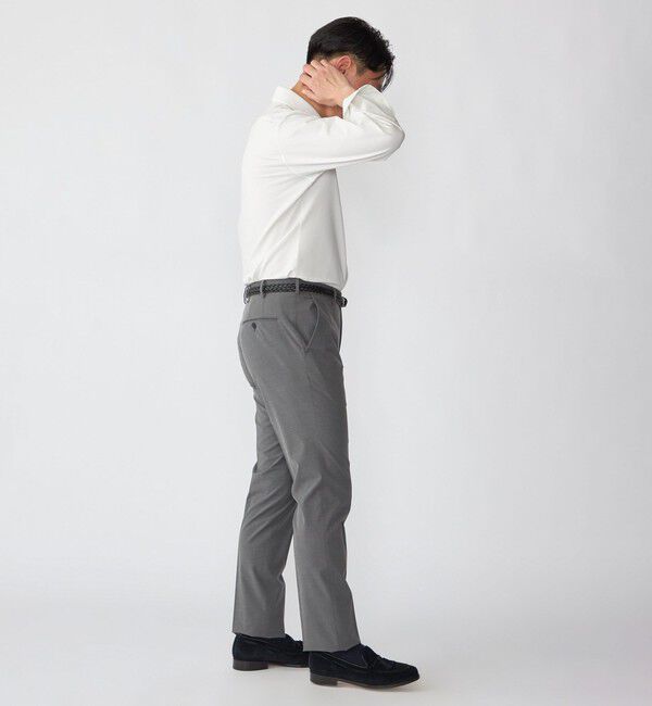 SHIPS「SHIPS: ジャージー ソリッド ワンピースカラー シャツ」|シャツ・ブラウス|