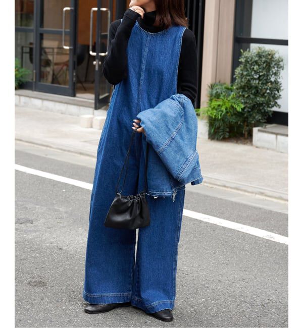 OUTDOOR PRODUCTS Usual Things「≪予約 追加≫ ULT デニムバックVネックオールインワン」|オールインワン|