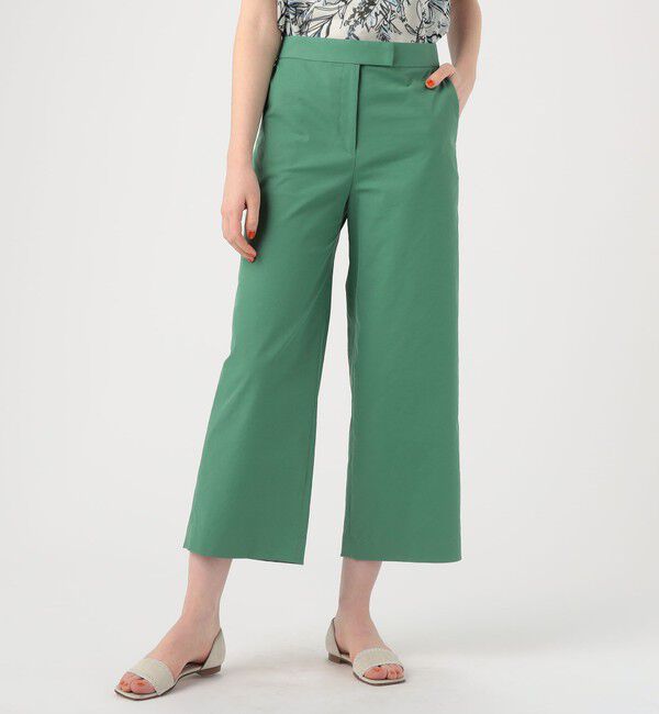 TOMORROWLAND collection「ドライツイル セミワイドクロップドパンツ」|その他|