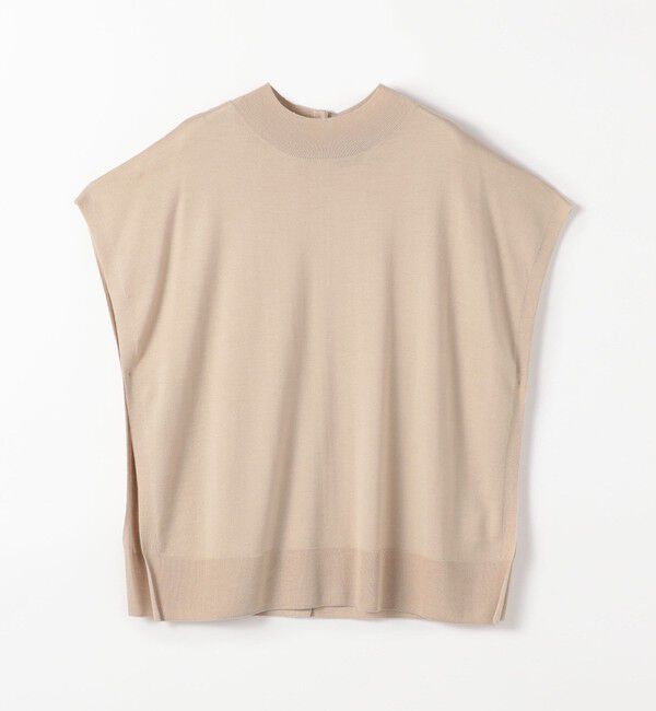 TOMORROWLAND collection「カシミヤシルク ビルドネックベスト」|ニット・セーター|41 ライトベージュ