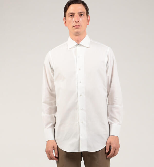 TOMORROWLAND MENS「コットンカラミ ループボタンダウンシャツ」|シャツ・ブラウス|