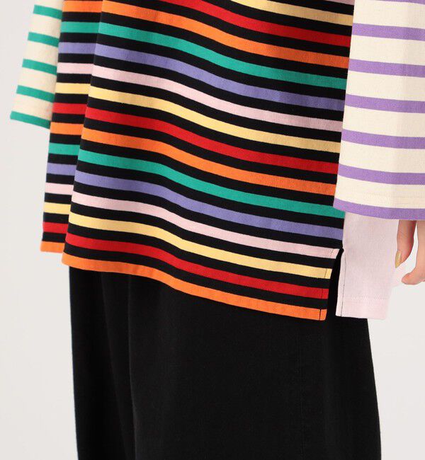 TOMORROWLAND BUYING WEAR「【別注】Le minor&times;TOMORROWLAND クレイジーパターン ビッグバスクシャツ」|Tシャツ・カットソー|