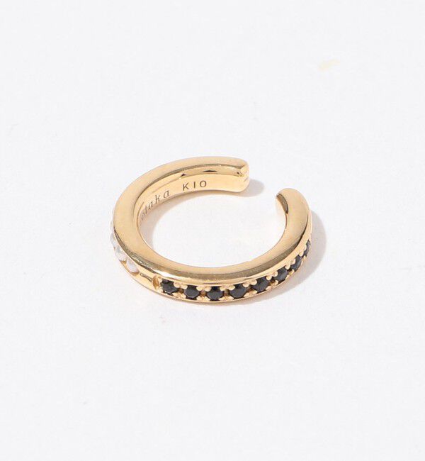 TOMORROWLAND GOODS「【別注】Hirotaka&times;TOMORROWLAND パール&times;ブラックスピネル イヤーカフ」|イヤリング|12 ホワイト系