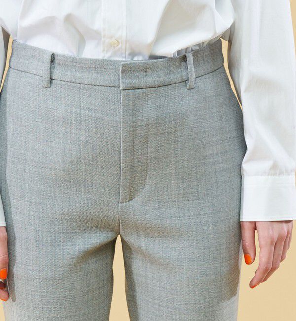 GALERIE VIE「スポンジウール バックスリットパンツ」|スラックス|