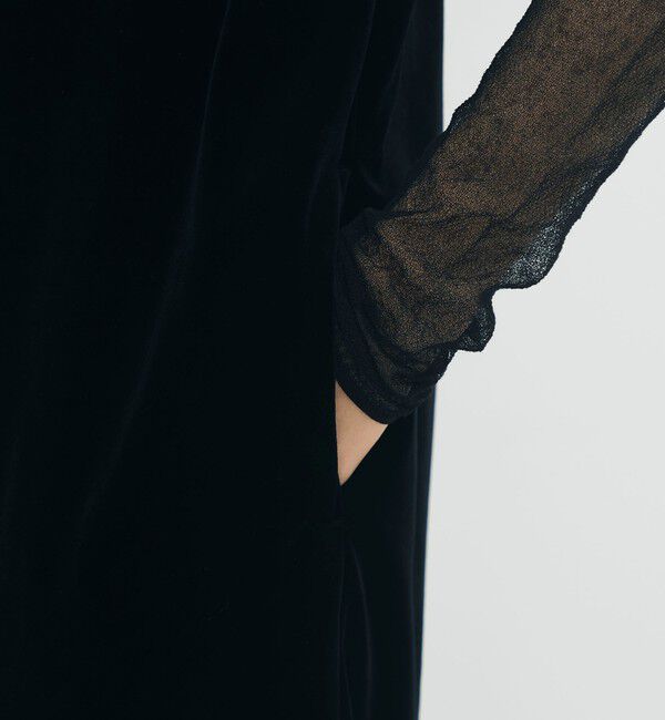 ソフトベロア Vネックロングワンピース（CABaN）｜ルミネの