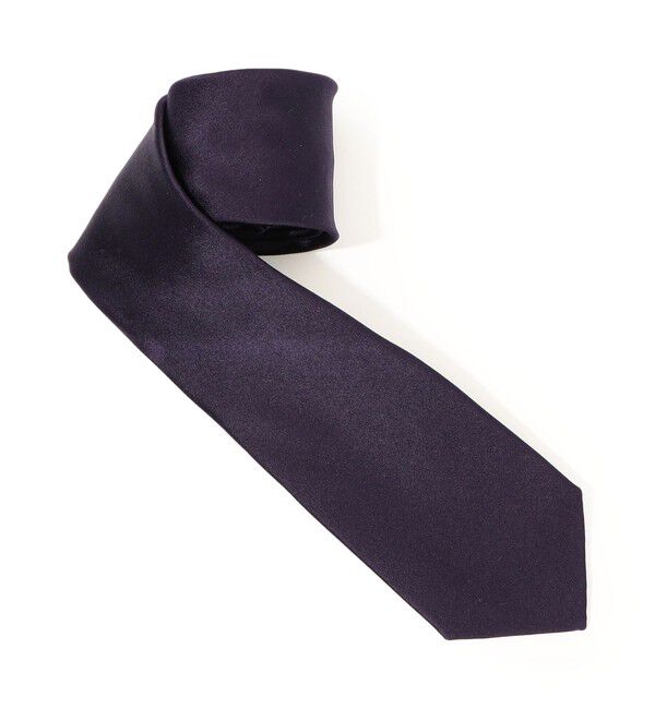 TOMORROWLAND GOODS「TOMORROWLAND シルク ソリッドネクタイ」|ネクタイ・蝶ネクタイ|77 パープル