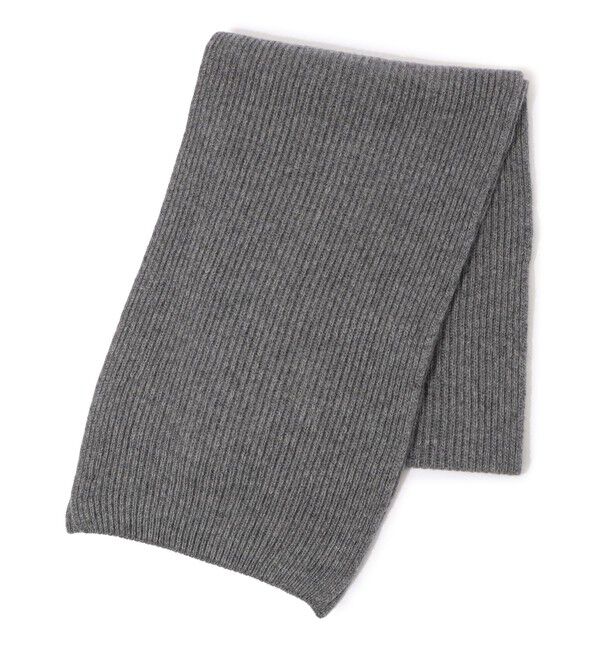 TOMORROWLAND GOODS「Johnstons of Elgin カシミヤ ニットストール」|マフラー|15 グレー