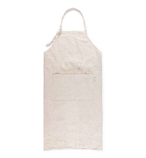 TOMORROWLAND HOME「プレーンリネン エプロン」|食器・キッチングッズ|43 ベージュ