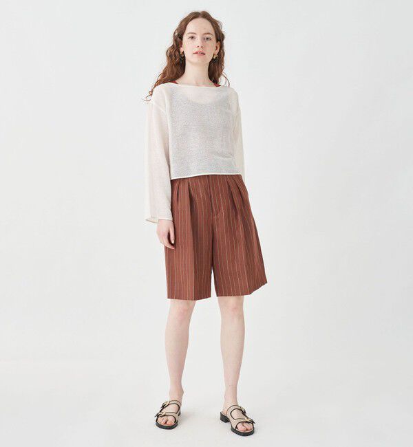 MACPHEE「ダブルカバーリネン ハーフパンツ」|その他|