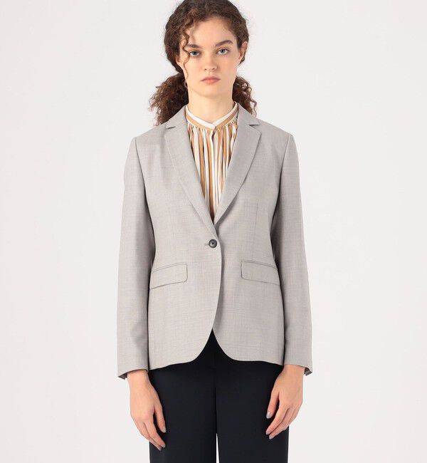 TOMORROWLAND collection「シャイニーピンヘッド シングル1Bジャケット」|テーラードジャケット|