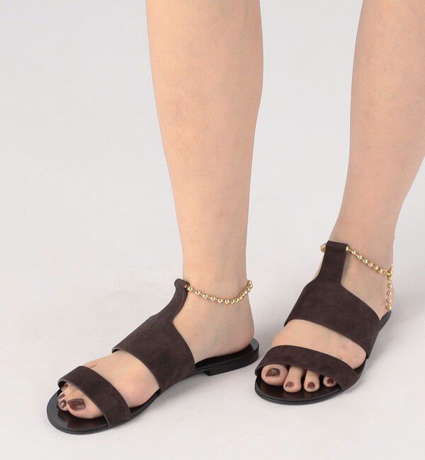 TOMORROWLAND GOODS「【別注】LAOCOONTE ボールチェーン フラットサンダル」|サンダル|