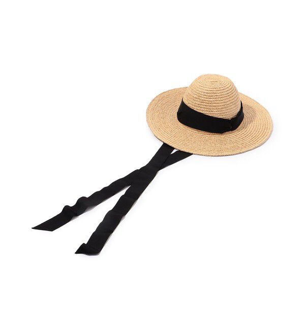 TOMORROWLAND GOODS「Lola Hats ラフィアハット」|ストローハット|42 ライトベージュ系
