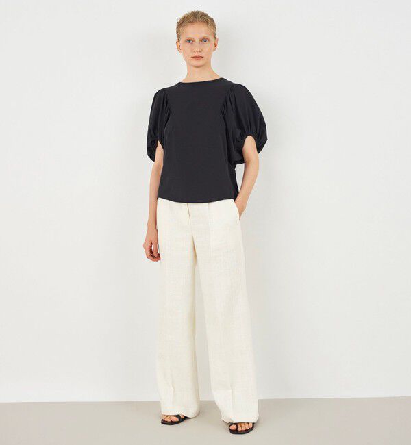 DES PRES「ソフトプレーンジャージー パフスリーブプルオーバー」|Tシャツ・カットソー|