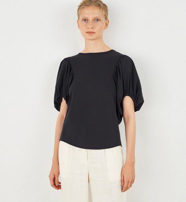 DES PRES「ソフトプレーンジャージー パフスリーブプルオーバー」|Tシャツ・カットソー|