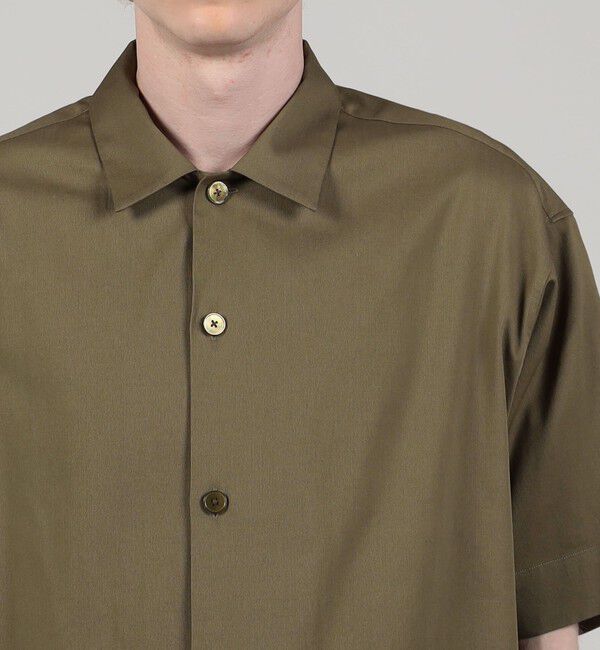 TOMORROWLAND MENS「コットンピケ オープンカラーシャツ」|シャツ・ブラウス|