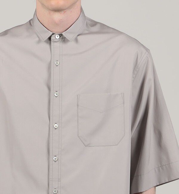 TOMORROWLAND MENS「コットンポプリン ショートスリーブシャツ」|シャツ・ブラウス|