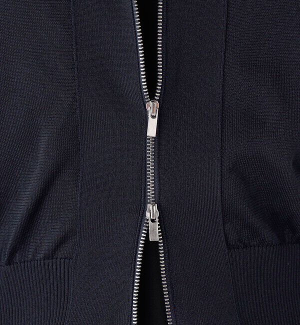 MACPHEE「ドライポリエステル ジップアップカーディガン」|カーディガン|