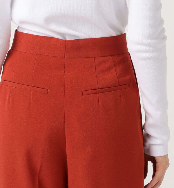 Edition「バックサテンジョーゼット スラックス」|スラックス|