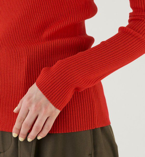 GALERIE VIE「プルミエールウールリブ クルーネックプルオーバー」|ニット・セーター|