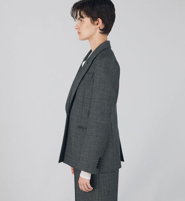 DES PRES「ウールムリネ シングルブレストジャケット」|テーラードジャケット|