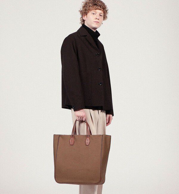 TOMORROWLAND GOODS「SegeN コットン&times;レザーコンビ トートバッグ」|トートバッグ|