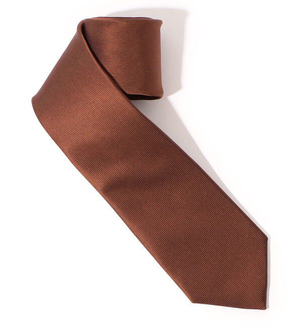 TOMORROWLAND GOODS「TOMORROWLAND シルク ソリッドタイ」|ネクタイ・蝶ネクタイ|47 ブラウン